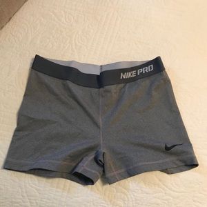 Nike pro training shorts